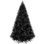 Best Choice Products 6ft Artificial Full Black Christmas Tree Holiday Decoration w/ 947 Branch Tips, Foldable Base